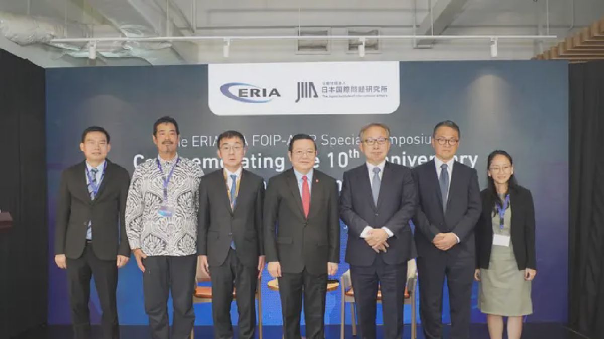 Jakarta – Economic Research Institute for ASEAN and East Asia (ERIA) secara