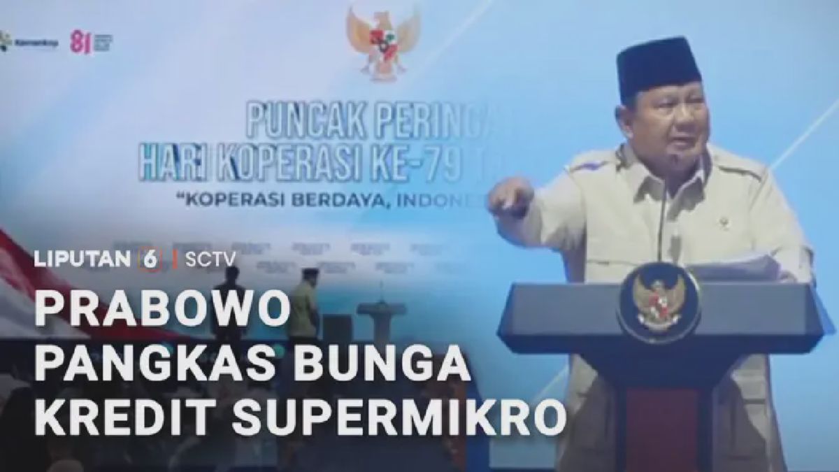 Prabowo Pangkas Bunga Kredit Supermikro dari 22 Menjadi 8 Persen