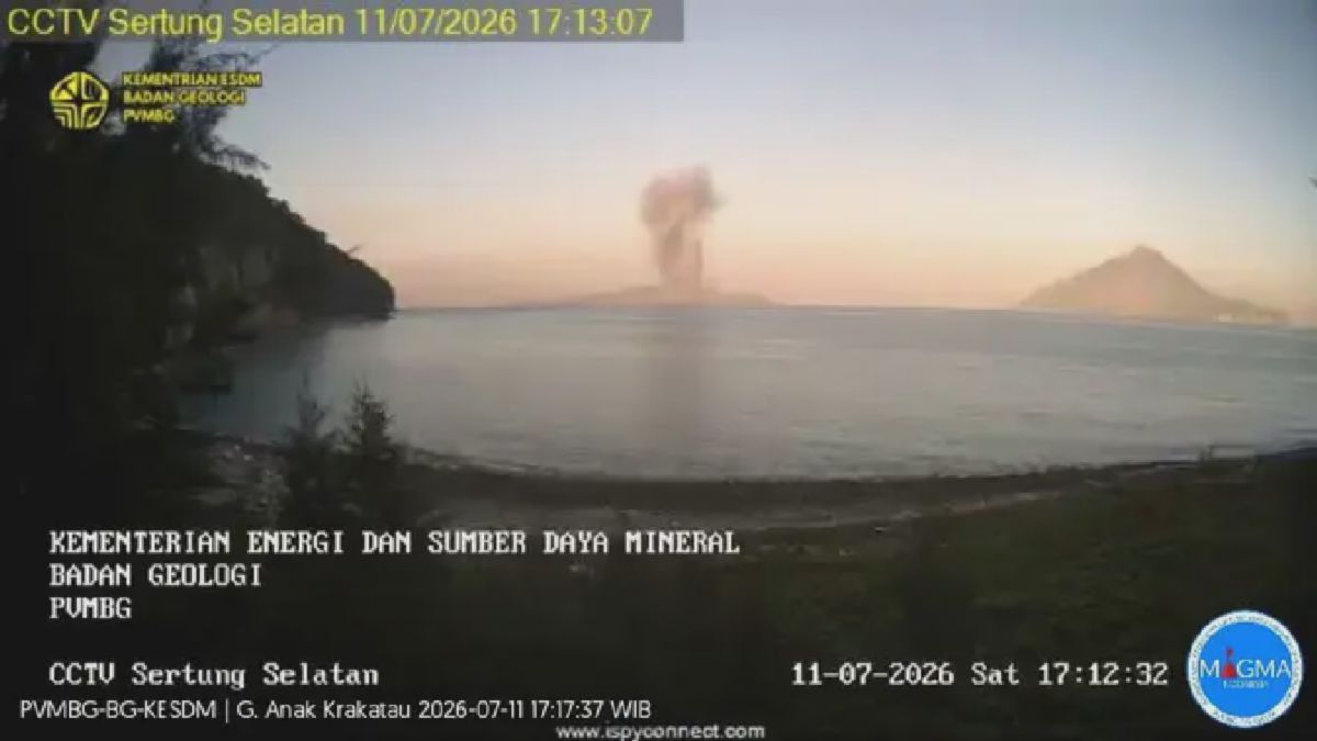Gunung Anak Krakatau Naik Status Siaga Pascaterdeteksi Satelit