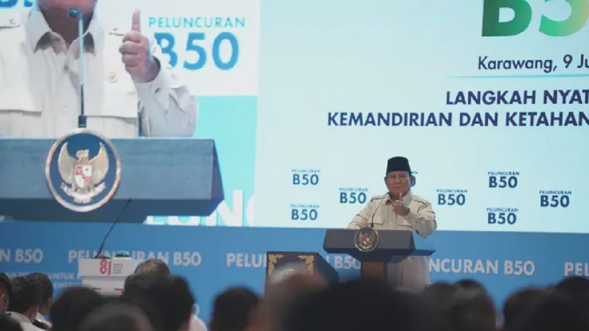 Presiden Prabowo Luncurkan B50, Akselerasi Kemandirian Energi Nasional
