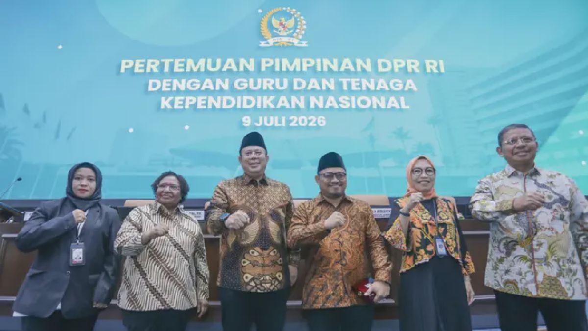 Pimpinan DPR Bertemu Aliansi Guru, Bahas Kesejahteraan Tenaga Kependidikan