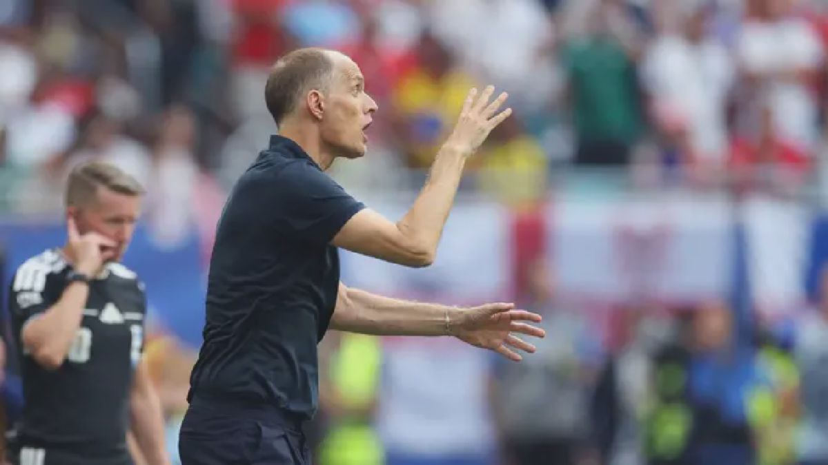 Ekspresi Tegang Tuchel Warnai Inggris vs Norwegia di Perempat Final