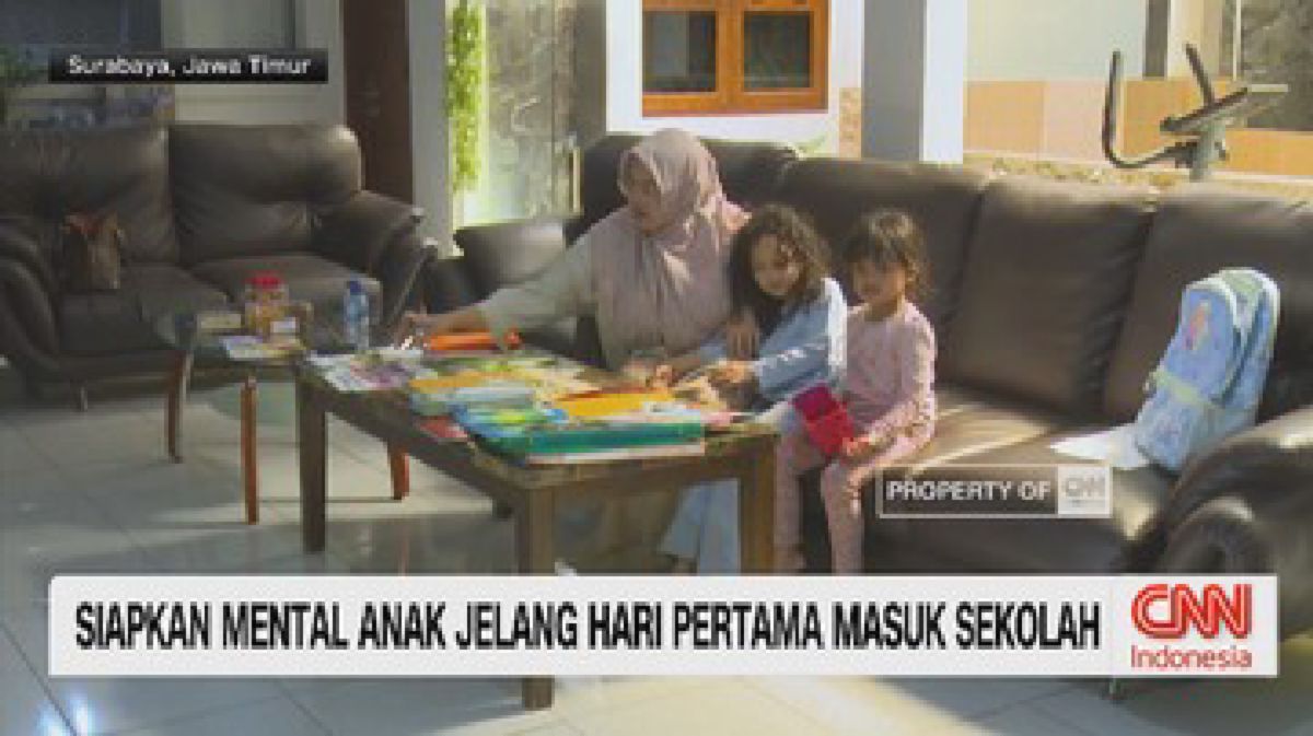Jakarta – Siapkan Mental Anak Sebelum Hari Pertama Sekolah