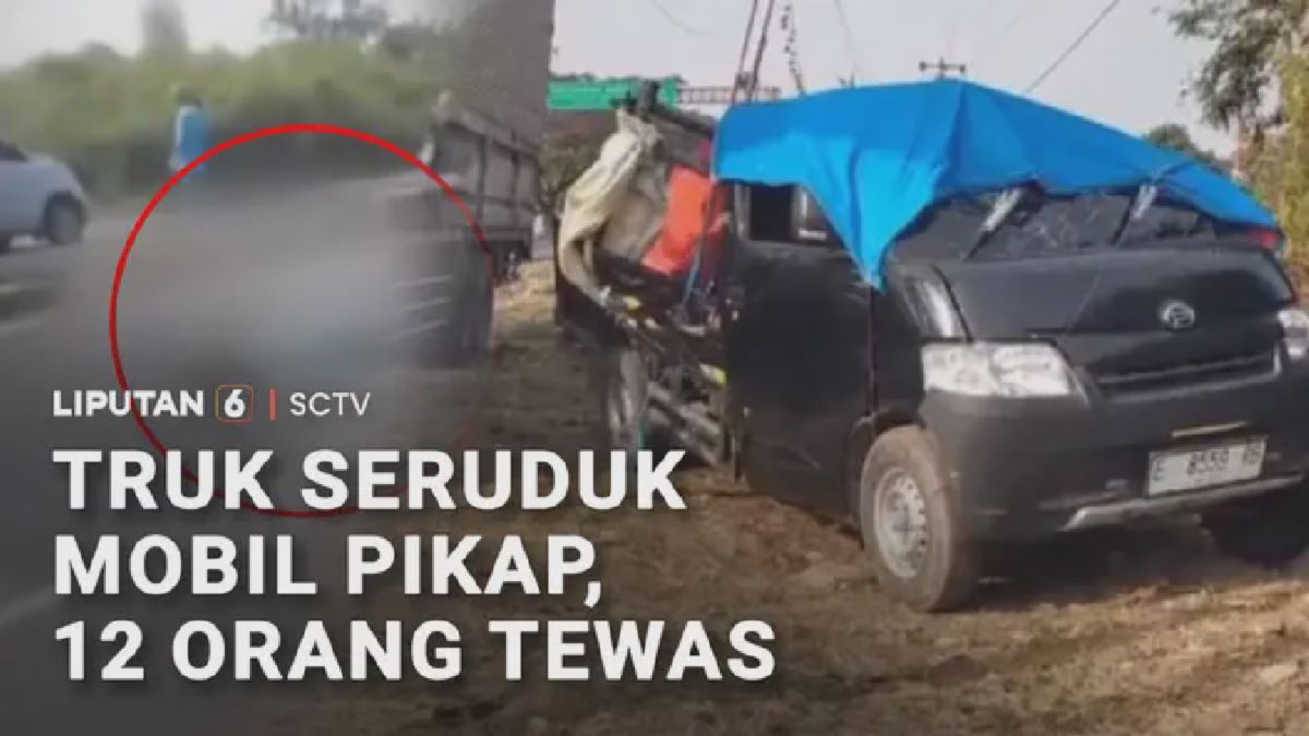 Truk Tabrak Pikap Rombongan Pengantin di Indramayu, 12 Meninggal