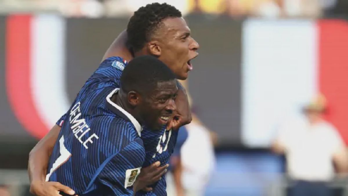 Mbappe dan Dembele Kompak Cetak Gol, Prancis Gilas Swedia