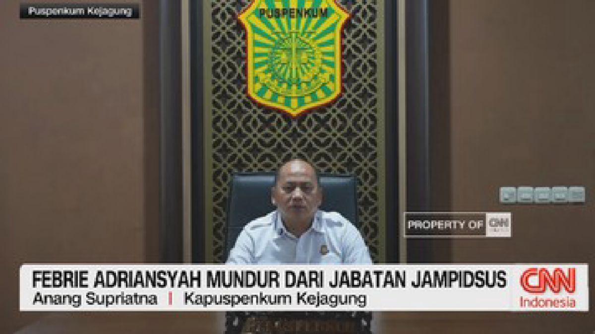 Febrie Adriansyah Mundur, Rudi Margono Ditunjuk Plt Jampidsus