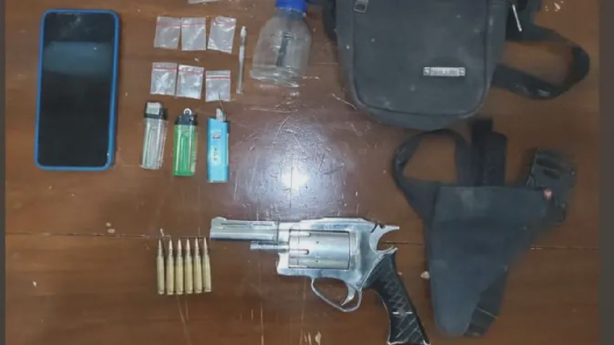 Mesuji — Polisi Amankan Pria dengan Senpi Rakitan dan 3 Klip Sabu