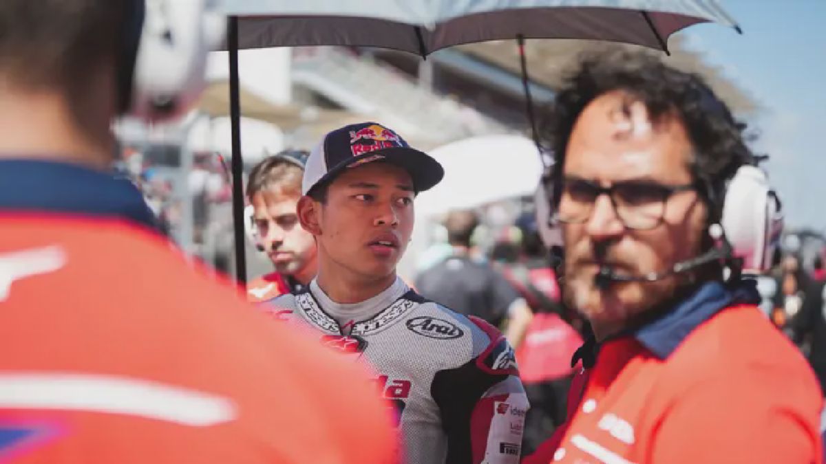 Veda Ega Pratama di Moto3 AS, Pedro Acosta Podium Sprint Hungaria