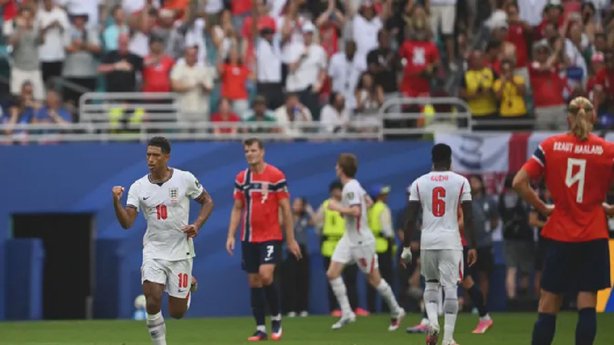 Jude Bellingham Ukir Selebrasi Ikonik Usai Inggris Kalahkan Norwegia