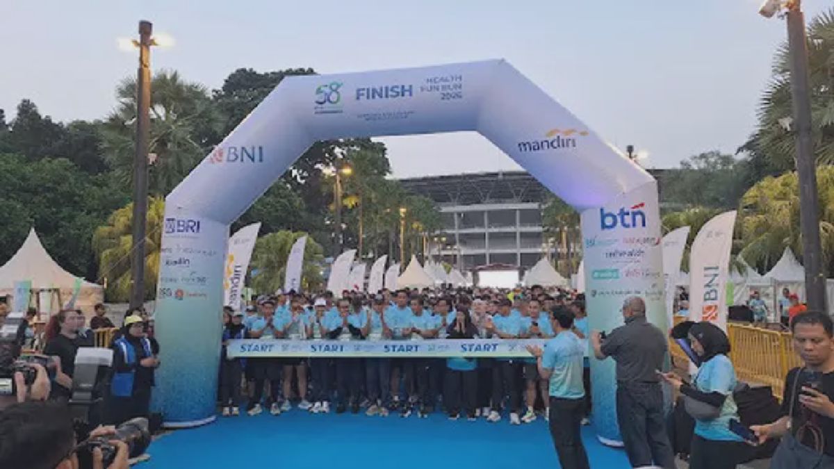GBK, Jakarta — BPJS Kesehatan Ajak Ribuan Anak Muda Lari Sehat di GBK Jakarta