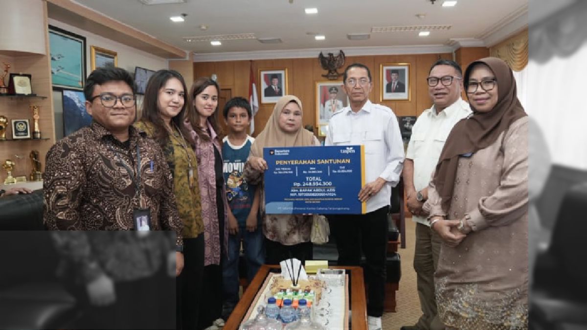 TASPEN Salurkan Rp1,08 Miliar Santunan Kecelakaan dan Kematian ke Dua ASN Kepri