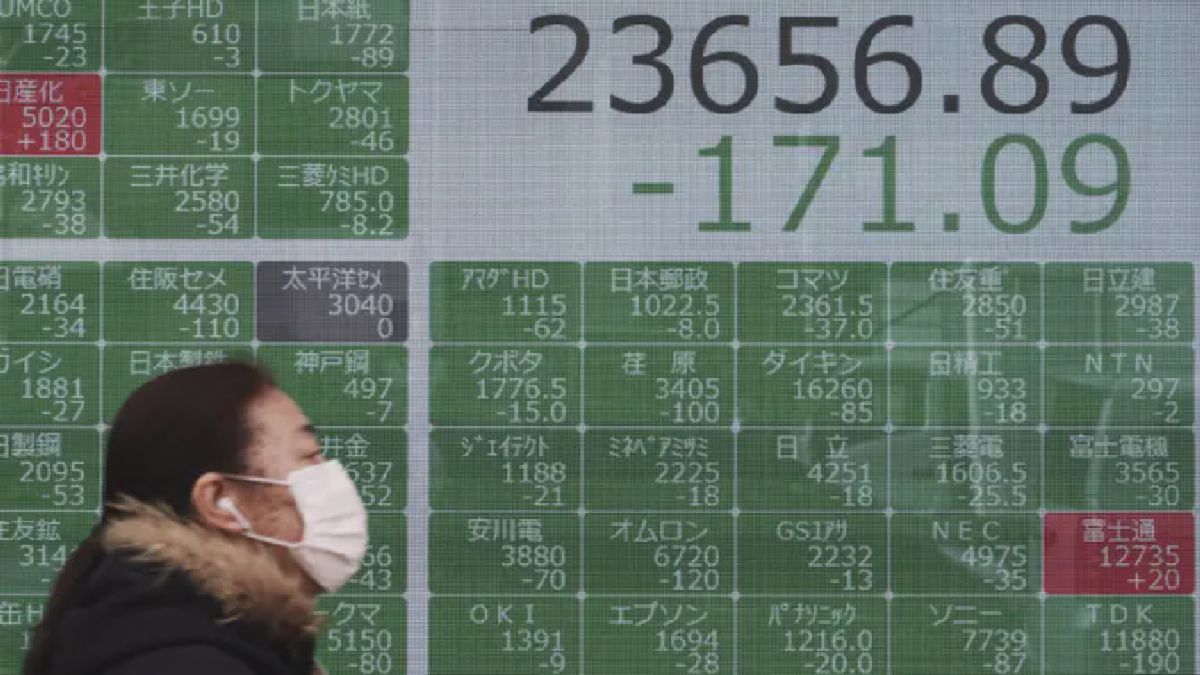 Bursa Asia Kompak Jatuh Akibat Lonjakan Kasus Virus Corona