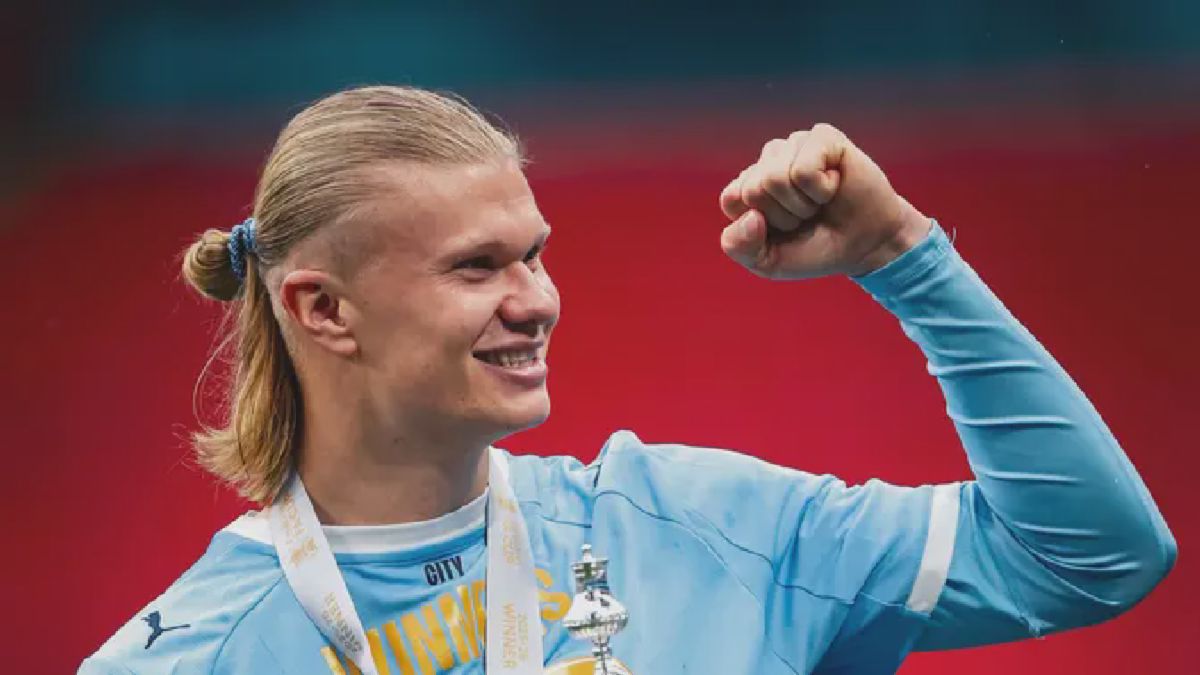 Ikat Rambut Erling Haaland Jadi Buruan Fans, Harga Hanya Rp80 Ribu