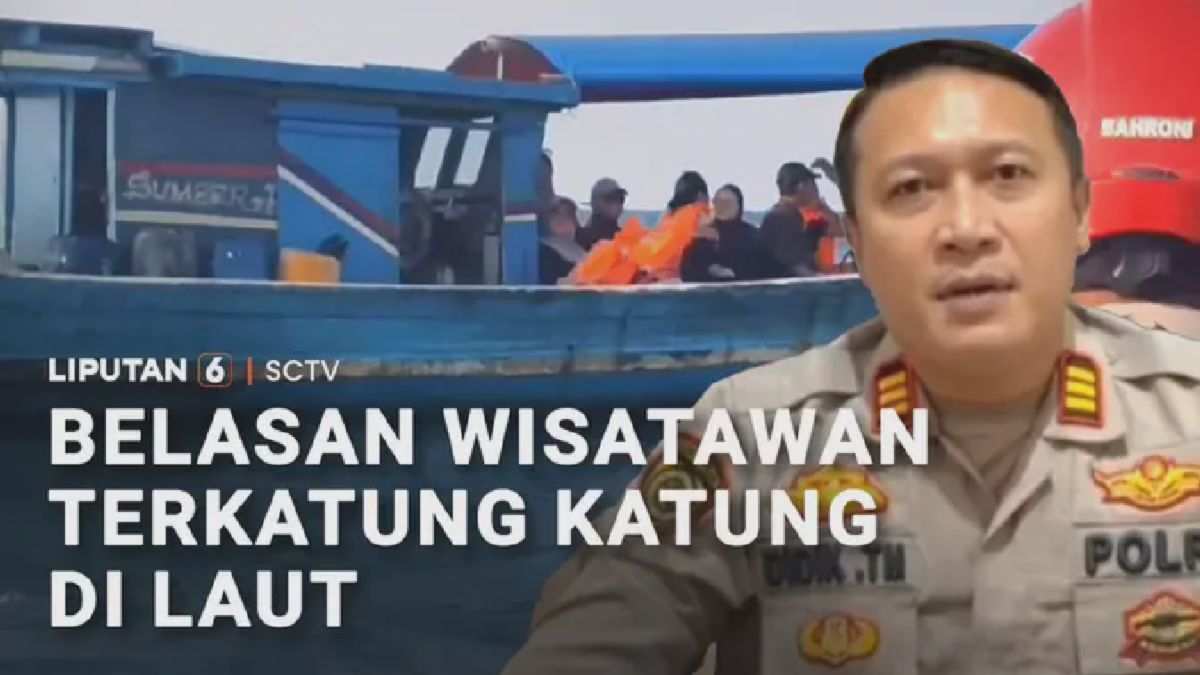 Petugas Gulkarmat Evakuasi Belasan Wisatawan Terombang-ambing di Perairan Pulau Bokor