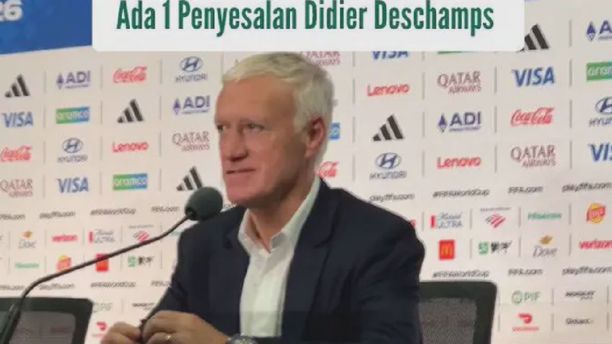 Kemenangan Prancis atas Swedia Diwarnai Penyesalan Didier Deschamps