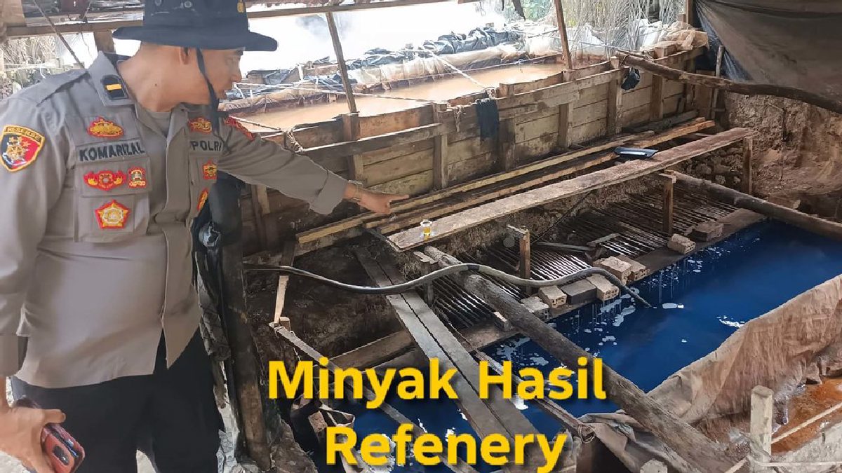 Polisi Gerebek Tempat Penyulingan Minyak Ilegal di Banyuasin, 3 Orang Ditangkap