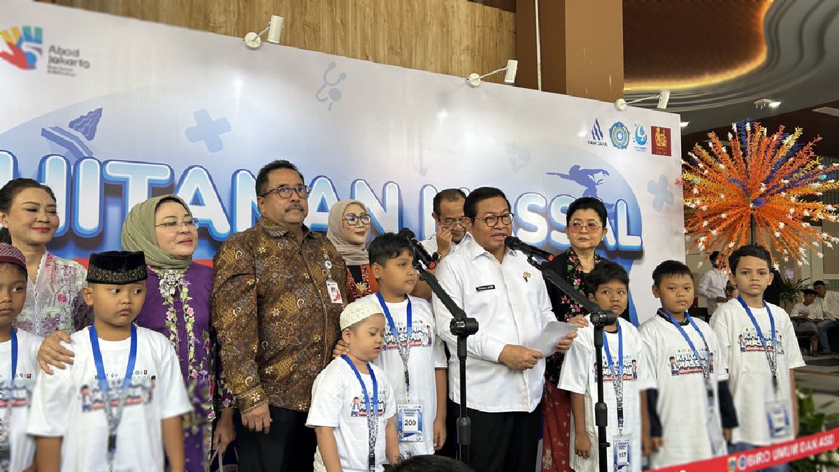Pramono Minta Kuota Khitanan Massal Jakarta Dilipatgandakan pada 2027