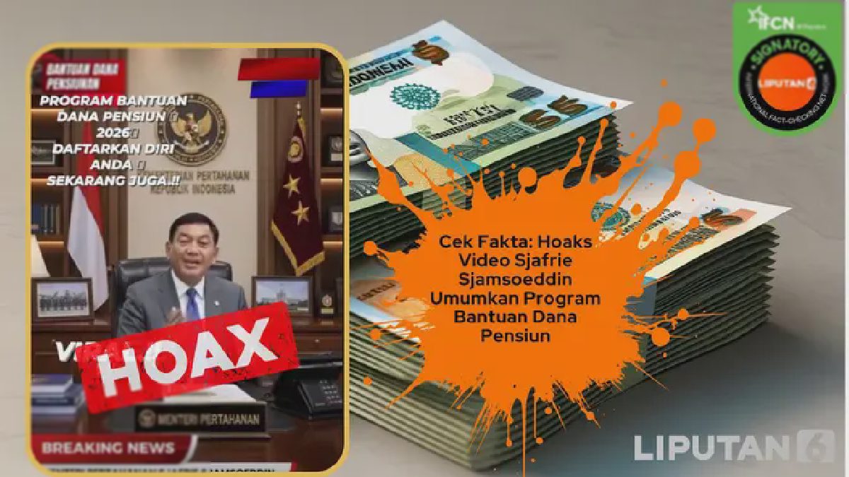 Buka Pendaftaran Dana Pensiun 2026 Atas Nama Menhan Dipastikan Hoaks