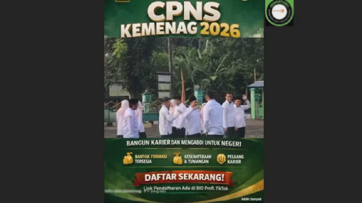 Beredar Klaim Link Pendaftaran CPNS Kemenag 2026, Simak Faktanya