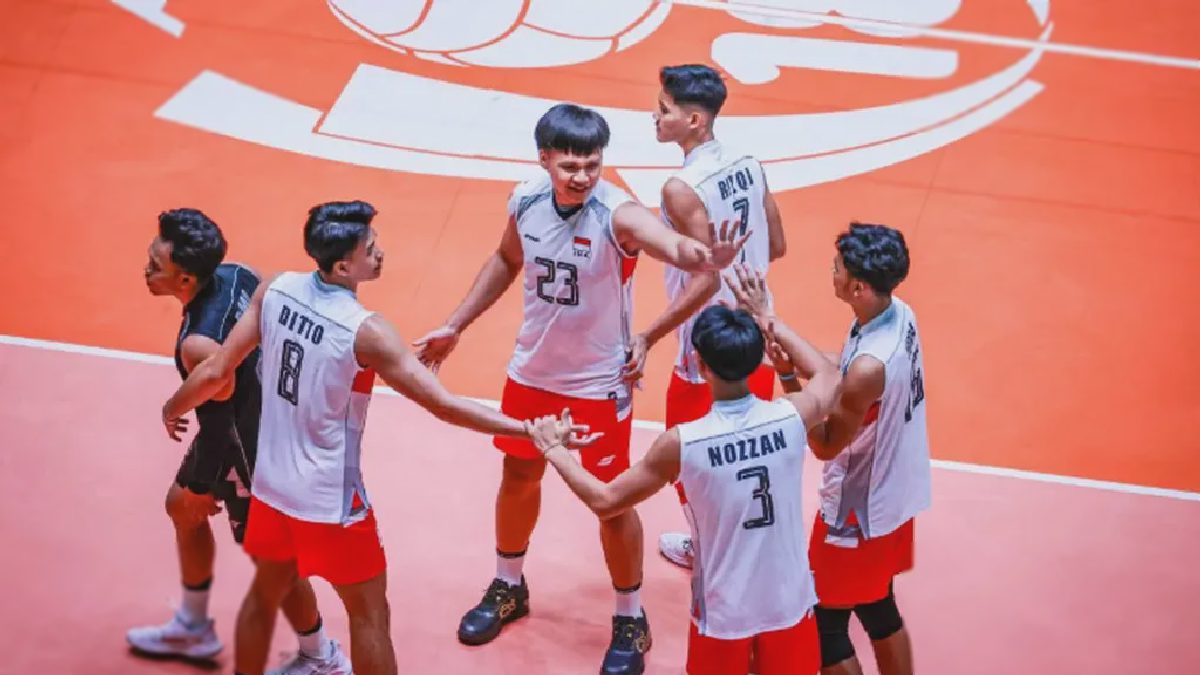 Kalah Tiga Set Langsung, Tim Voli U18 Indonesia Tersingkir dari AVC Cup