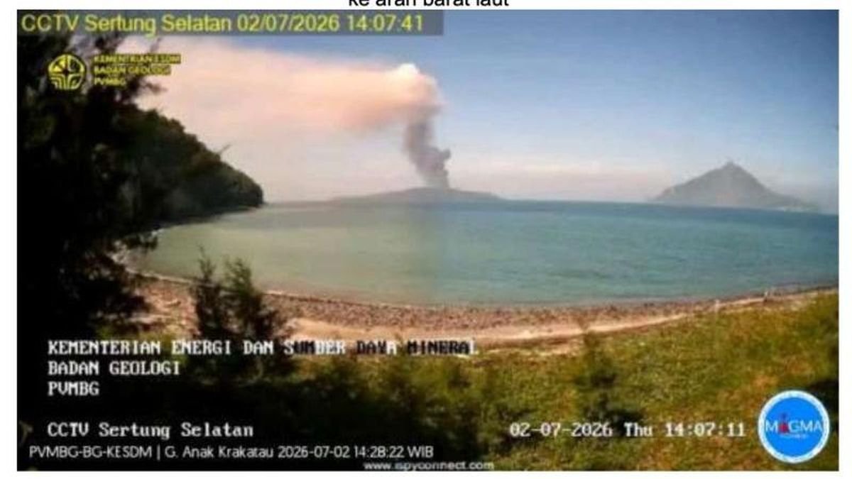 Siaga! Gunung Anak Krakatau Erupsi, Pakar Kasih 4 Peringatan Keras